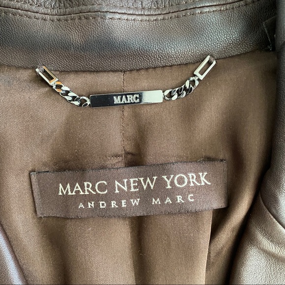 Marc New York Women’s Soft Leather Blazer - XL - Picture 3 of 4